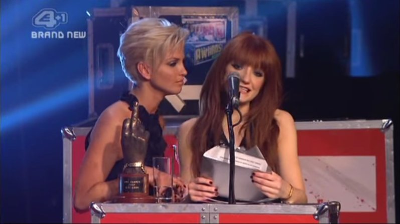 Presenting Best Album at the NME Awards 2006